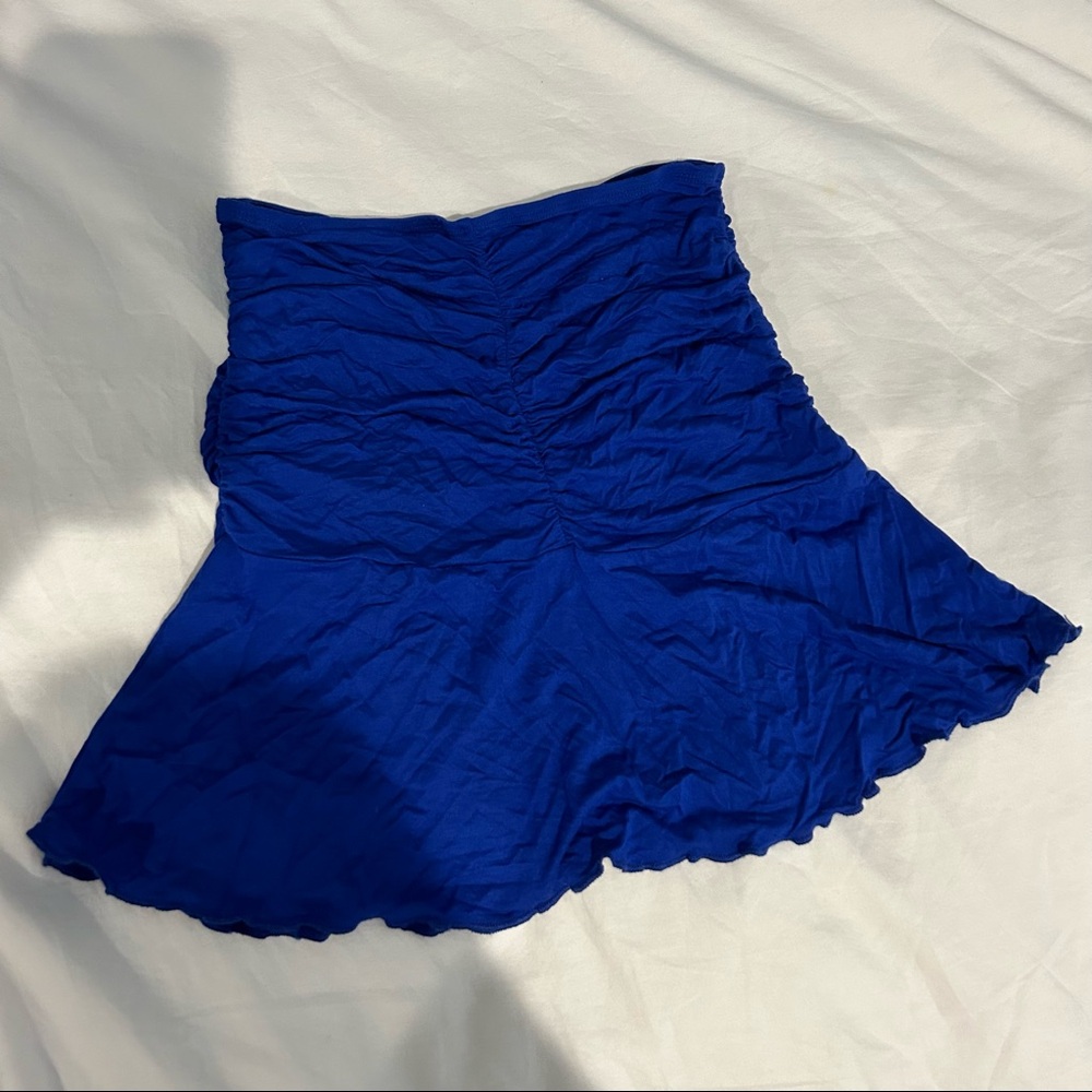 Blue skirt